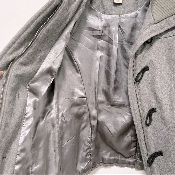 VINTAGE Y2K Hydraulic Wool Blend Coat Size M - Picture 6 of 13